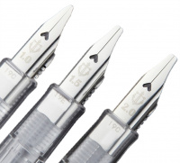Ручка перьевая SAILOR HIGH-ACE NEO, Calligraphy steel nib, Clear/Прозрачный