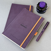 Записная книжка RHODIARAMA GOALBOOK, A5, 90 г, Eggplant/Темно-фиолетовый