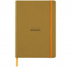 Записная книжка RHODIARAMA в мягкой обложке, A5, точка, 90 г, Gold, Золотистый
