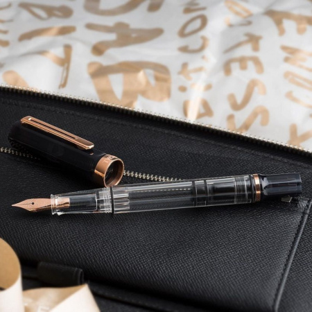 Ручка перьевая TWSBI ECO ROSE GOLD, Smoke/Черный