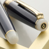 Набор SAILOR: перьевая ручка PRO GEAR SLIM JAPANESE SWEETS, Tsukimi Dango/Темно-синий, GT 14K, + Чернила SHIKIORI, Yonaga