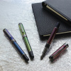 Ручка перьевая SAILOR CYLINT COLORED STAINLESS, Black IP 21K, Lagoon/Сине-зеленый
