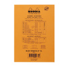 Блокнот RHODIA BASICS №16, A5, 80 г, Orange/Оранжевый