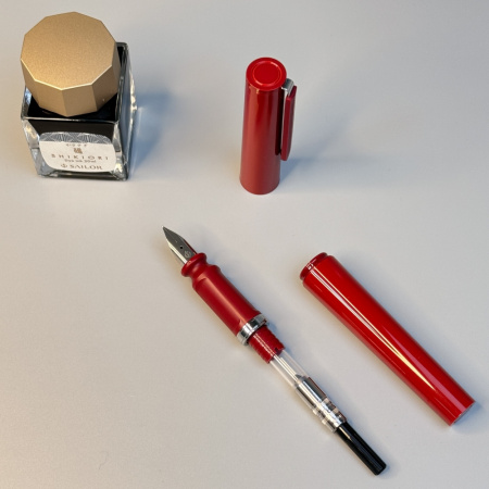Ручка перьевая SAILOR TUZU, Steel nib, Red/Красный