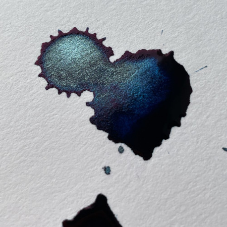 Чернила HERBIN PRESTIGE 1798, Kyanite du Népal/Синий с серебряными блестками