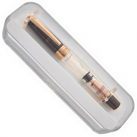 Ручка перьевая TWSBI DIAMOND 580 ROSE GOLD II, Smoke/Темно-серый