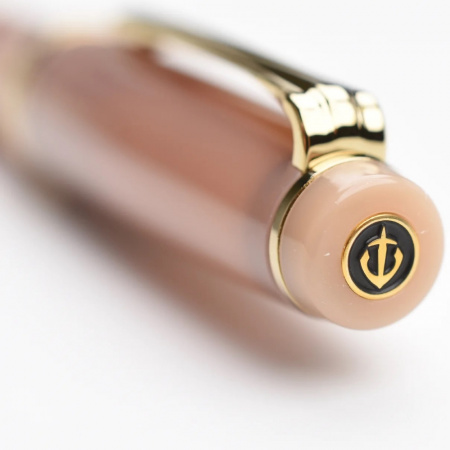Набор SAILOR: перьевая ручка PRO GEAR SLIM JAPANESE SWEETS, Manju/Розово-бежевый, GT 14K, + Чернила SHIKIORI, Doyou