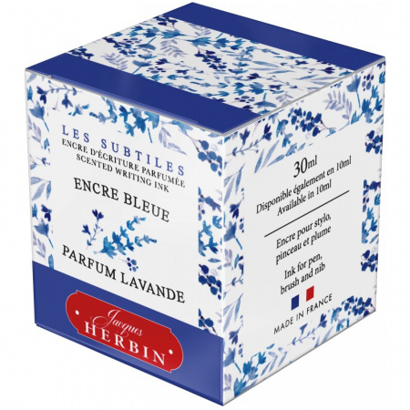 Ароматические чернила HERBIN, Parfum lavande/Лаванда, синий