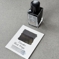 Чернила HERBIN PRESTIGE 1670, Gris Orage/Серый с золотыми блестками