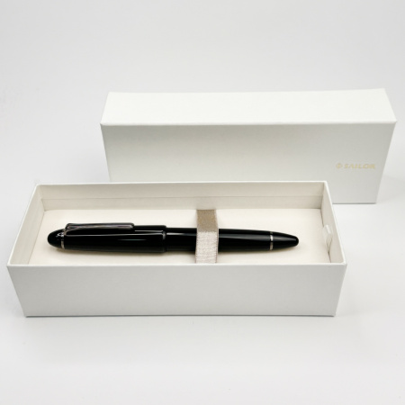 Ручка перьевая SAILOR 1911L RINGLESS, IP 21K black, Blackout/Черный