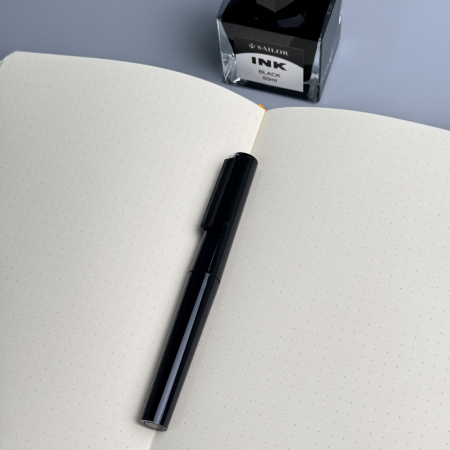 Ручка перьевая SAILOR TUZU, Steel nib, Black/Черный