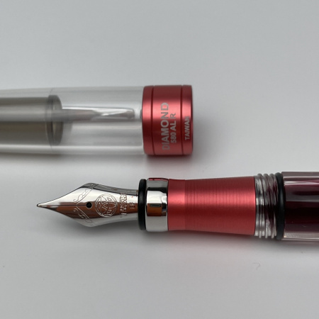 Ручка перьевая TWSBI DIAMOND 580 ALR, Punch Pink/Коралловый