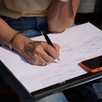 Блокнот RHODIA BASICS №38, A3+, 80 г, Black/Черный
