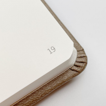 Записная книжка RHODIARAMA GOALBOOK CREATION в твердой обложке, A5, без линовки, 200 г, Taupe/Серо-коричневый