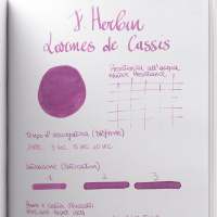 Картриджи для перьевой ручки HERBIN, Larmes de cassis/Пурпурный