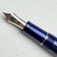 Ручка перьевая SAILOR 1911 LIGHT, Gold IP 14K, Shining blue/Синий