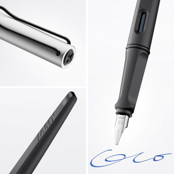 Ручка перьевая LAMY JOY-AL, Matt black/черный