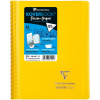 Скетчбук для смешанных техник CLAIREFONTAINE KOVERBOOK, A5, 125 г, Yellow/Желтый