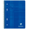 Тетрадь CLAIREFONTAINE STUDIUM на пружине, A5+, 90 г, Bleu klein/Синий, линейка
