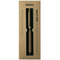Ручка мультисистемная RHODIA MULTI PEN, 3в1, Gold/Золотой