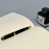 Ручка перьевая SAILOR PRO GEAR SLIM GOLD TRIM, GT 14K, Black/Черный