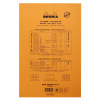 Блокнот RHODIA BASICS YELLOW №19, 21х31,8 см, 80 г, Orange/Оранжевый