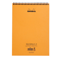 Блокнот RHODIA CLASSIC, А4, 80 г, Orange/Оранжевый