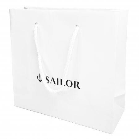 Ручка перьевая SAILOR CYLINT COLORED STAINLESS, Black IP 21K, Lagoon/Сине-зеленый