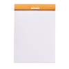 Блокнот RHODIA BASICS №12, 8,5х12 см, 80 г, Orange/Оранжевый
