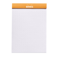 Блокнот RHODIA BASICS №12, 8,5х12 см, 80 г, Orange/Оранжевый