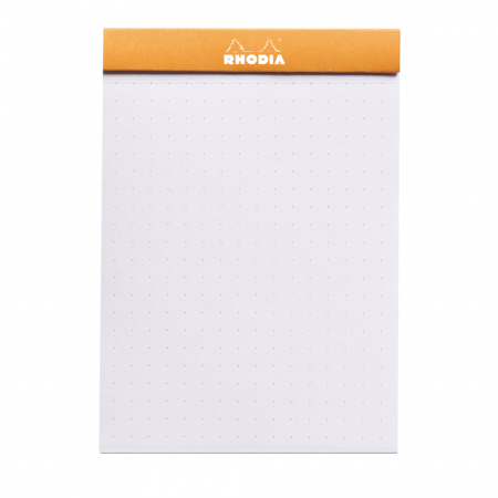 Блокнот RHODIA BASICS №12, 8,5х12 см, 80 г, Orange/Оранжевый