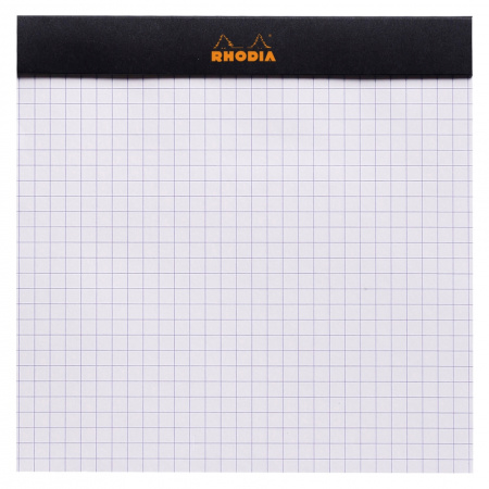 Блокнот RHODIA BASICS 14,8х14,8 см, 80 г, Black/Черный
