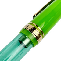 Набор SAILOR: перьевая ручка PRO GEAR SLIM MANYO II, Grass, GT 14K, + Чернила MANYO Hinoki