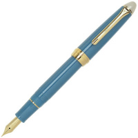 Ручка перьевая SAILOR SHIKIORI TSUKUYONO MINAMO, Gold IP still nib, Shimoyo/Светло-синий, F