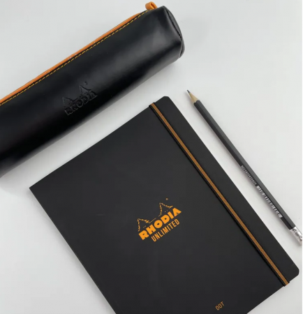 Записная книжка RHODIA UNLIMITED, A5+, 80 г, Black/Черный