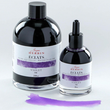 Акварельные чернила HERBIN ECLATS, Violet/Фиолетовый