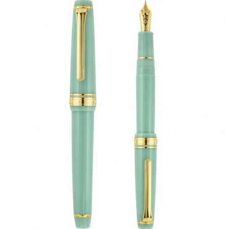 Ручка перьевая SAILOR PRO GEAR SLIM SHIKIORI FAIRY TALE, GT 14K, Dragon palace/Светло-зеленый