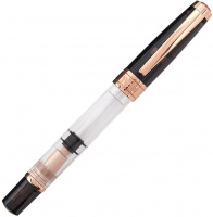 Ручка перьевая TWSBI DIAMOND 580 ROSE GOLD II, Smoke/Темно-серый