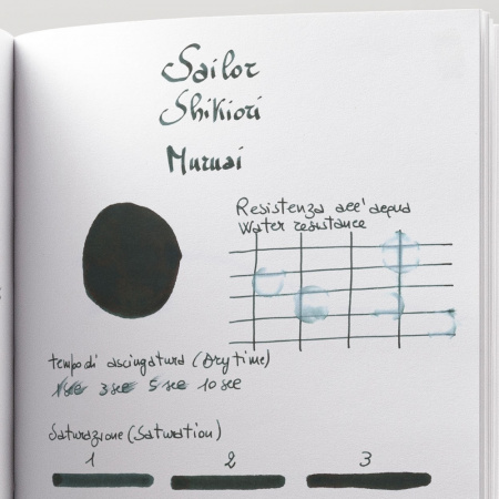 Чернила SAILOR SHIKIORI, Miruai/Черно-зеленый