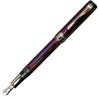 Ручка перьевая SAILOR CYLINT COLORED STAINLESS, Black IP 21K, Lantana/Фиолетовый, F