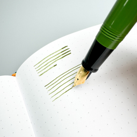 Ручка перьевая SAILOR FUDE DE MANNEN, GT сalligraphy steel nib 55°, Green/Зеленый