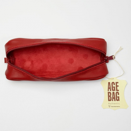 Пенал CLAIREFONTAINE AGE BAG PETITE OVALE, Rouge/Темно-красный