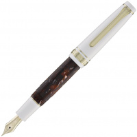 Ручка перьевая SAILOR PRO GEAR SLIM MINI RECONTRE III, Gold IP 14K,  Marron/Коричнево-бордовый
