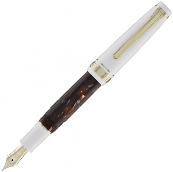 Ручка перьевая SAILOR PRO GEAR SLIM MINI RECONTRE III, Gold IP 14K,  Marron/Коричнево-бордовый