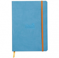 Записная книжка RHODIARAMA в мягкой обложке, A5, точка, 90 г, Turquoise, Бирюзовый