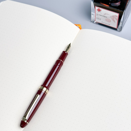 Ручка перьевая SAILOR 1911 PROFIT CASUAL, Gold IP steel nib, Red/Темно-красный