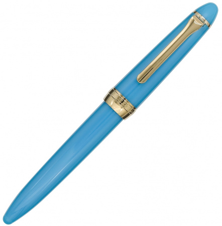Ручка перьевая SAILOR SHIKIORI KUSA ASOBI, Gold IP still nib, Sasabune/Бирюзовый