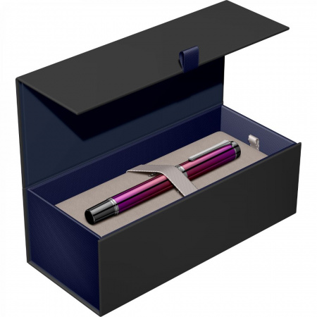 Ручка перьевая SAILOR CYLINT COLORED STAINLESS, Black IP 21K, Lantana/Фиолетовый