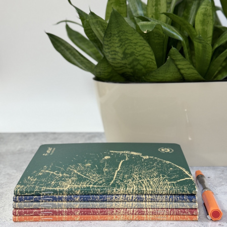 Тетрадь CLAIREFONTAINE FOREVER PREMIUM, A5, 90 г, Gris plomb/Серый