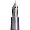 Ручка перьевая SAILOR 1911L RINGLESS METALLIC, IP 21K black, Simply gray/Серый